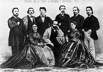 DIE BESETZUNG DES „DON CARLO“ IN BOLOGNA; GANZ RECHTS COTOGNI DIE BESETZUNG DES „DON CARLO“ IN BOLOGNA; GANZ RECHTS COTOGNI